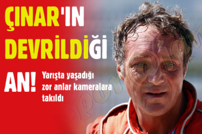Çınar'ın devrildiği an!