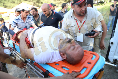 Ahmer Demir'e yarış sonrası spazm şoku..