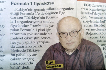 "Türkiye?nin F1  organizasyonu tam bir fiyaskodur"