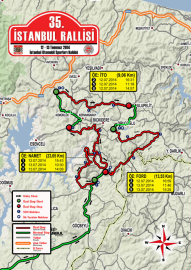İstanbul Rallisi haritası