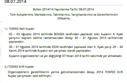 Yarış tehir gerekçesi; kırk yıllık "bayram"!