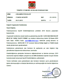 Sezonu kapatmadan yeni sezon takvimi için adım atıldı!