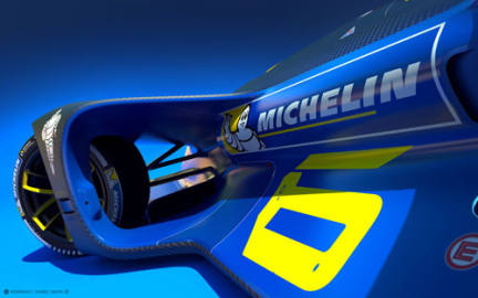 Sürücüsüz yarış otomobili Roborace sponsoru Michelin