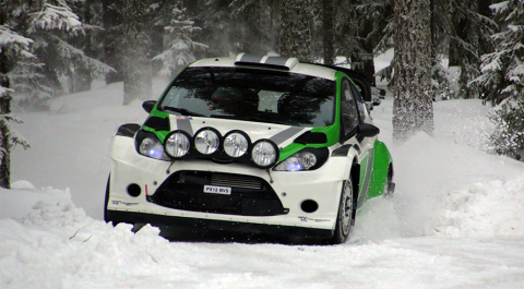 Sarıkamış'ta kar rallisi