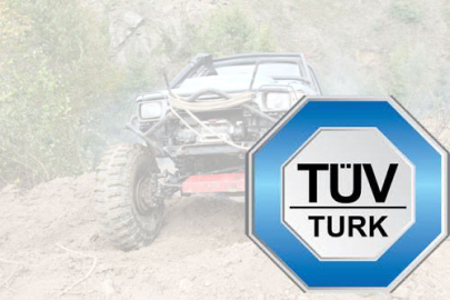 Yarış aracı için TUVTURK muayene duyurusu