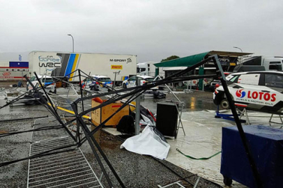 Korsika’da fırtına sürprizi