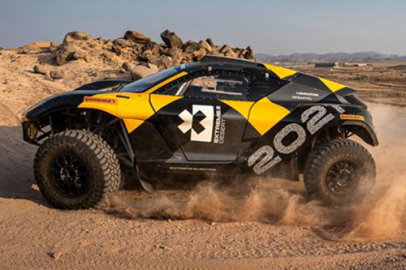 Extreme E off-road yarışlarında lastik izleme