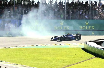 Sainz Hulk kaza yaptı