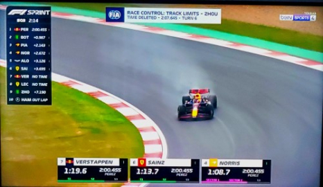 Driftli kontralı bir F1