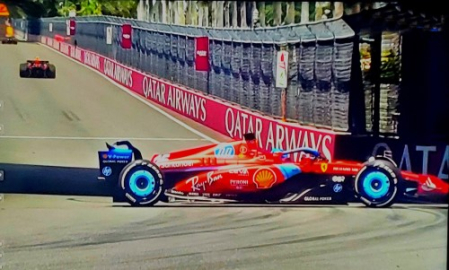 Leclerc spin attı korkuttu