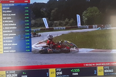 Karting ateşi ekrana sıçradı