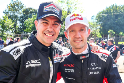 Başkan Pena Ogier’e kopilot oldu