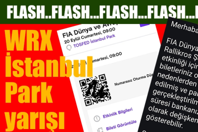 WRX'de bilet iptali