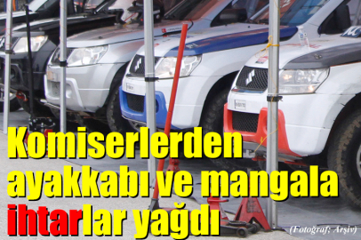 Komiserlerden ayakkabı ve mangala ihtar!