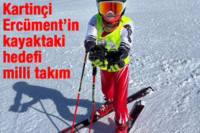 Ercü kayakta Milli Takım’a göz kırpıyor