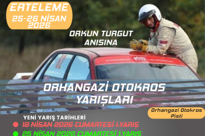 Orhangazi otokros yarışı bir hafta ötelendi